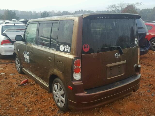 JTLKT324164124155 - 2006 TOYOTA SCION XB 棕色 照片 3