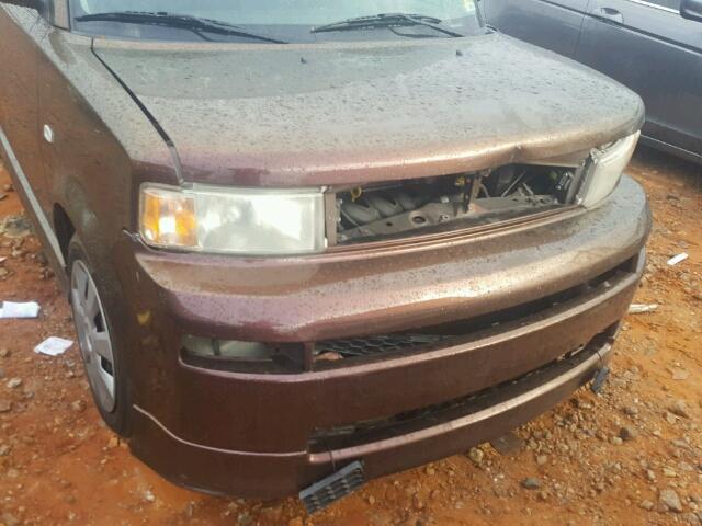 JTLKT324164124155 - 2006 TOYOTA SCION XB BROWN photo 9