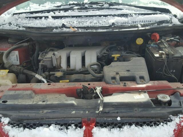 1B4GT44L0YB668380 - 2000 DODGE GRAND CARA RED photo 7