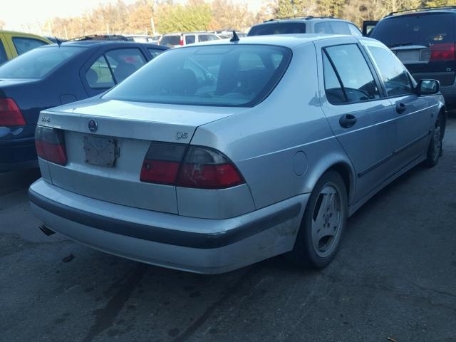 YS3EH48G713023999 - 2001 SAAB 9-5 AERO SILVER photo 4