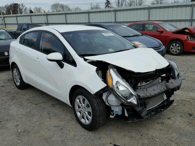 KNADM4A38G6685214 - 2016 KIA RIO LX WHITE photo 1