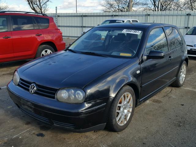 9BWPG61J014082476 - 2001 VOLKSWAGEN GTI GLX BLACK photo 2