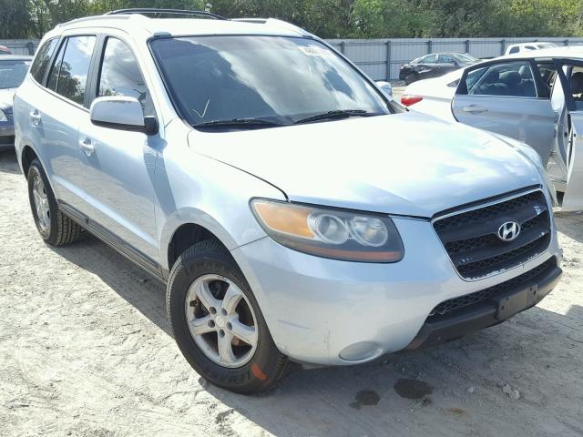 5NMSG13D67H095506 - 2007 HYUNDAI SANTA FE G BLUE photo 1