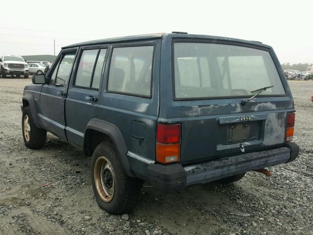 1J4FT28PXRL138925 - 1994 JEEP CHEROKEE S GREEN photo 3