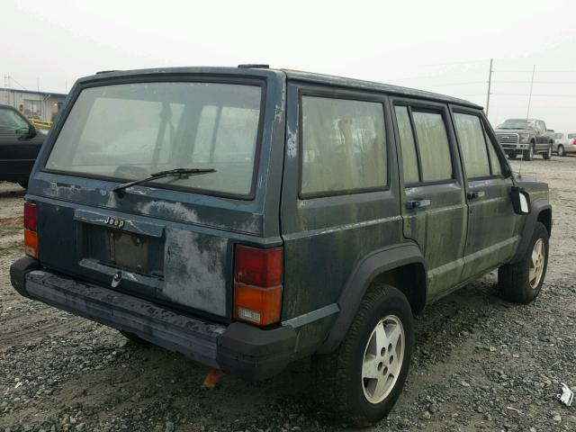 1J4FT28PXRL138925 - 1994 JEEP CHEROKEE S GREEN photo 4