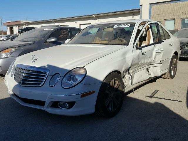 WDBUF87X09B367014 - 2009 MERCEDES-BENZ E 350 4MAT WHITE photo 2