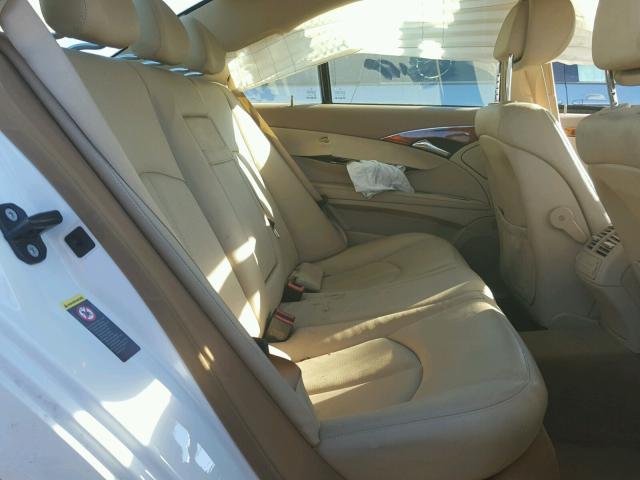 WDBUF87X09B367014 - 2009 MERCEDES-BENZ E 350 4MAT WHITE photo 6