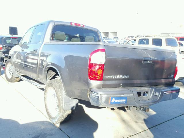 5TBET34166S517481 - 2006 TOYOTA TUNDRA DOU GRAY photo 3