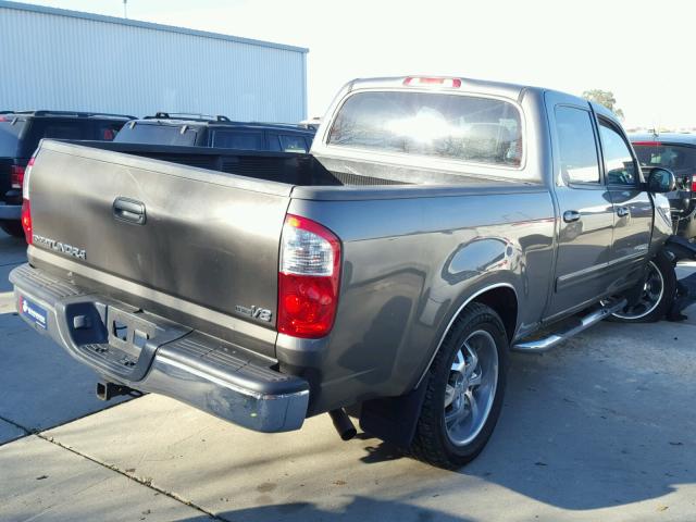 5TBET34166S517481 - 2006 TOYOTA TUNDRA DOU GRAY photo 4