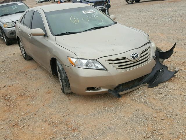 4T1BE46K39U351481 - 2009 TOYOTA CAMRY BASE GOLD photo 1