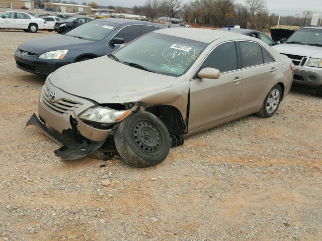 4T1BE46K39U351481 - 2009 TOYOTA CAMRY BASE GOLD photo 2