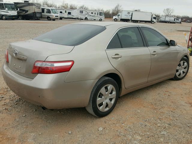 4T1BE46K39U351481 - 2009 TOYOTA CAMRY BASE GOLD photo 4