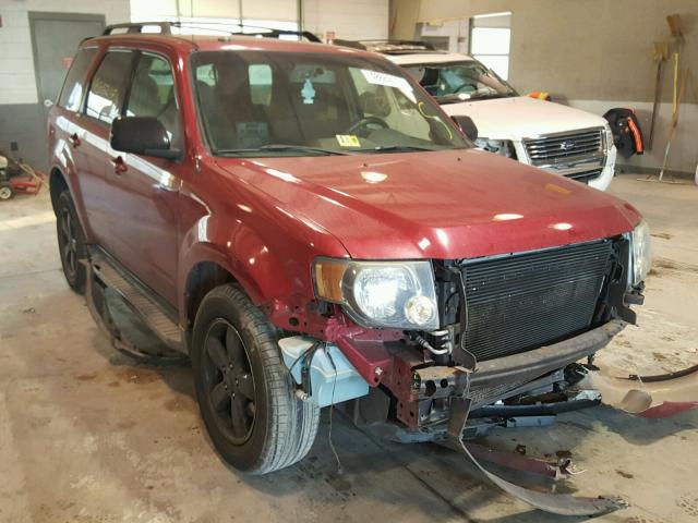 1FMCU03799KD08517 - 2009 FORD ESCAPE XLT RED photo 1