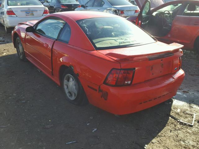 1FAFP40451F205530 - 2001 FORD MUSTANG ORANGE photo 3