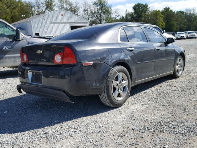 1G1ZC5EB1AF315984 - 2010 CHEVROLET MALIBU 1LT BLACK photo 4