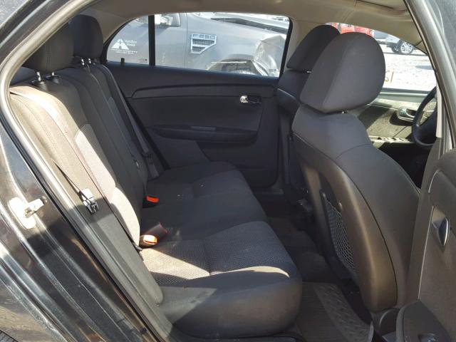 1G1ZC5EB1AF315984 - 2010 CHEVROLET MALIBU 1LT BLACK photo 6