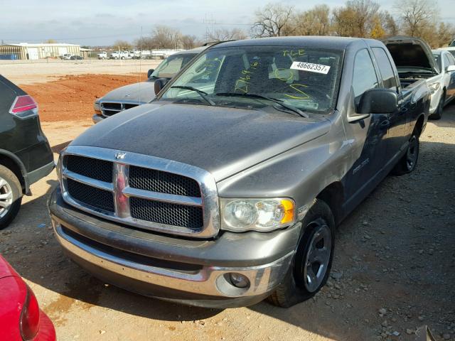 1D7HA18D53S276976 - 2003 DODGE RAM 1500 S GRAY photo 2