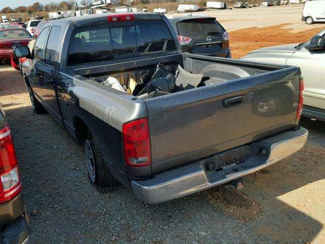 1D7HA18D53S276976 - 2003 DODGE RAM 1500 S GRAY photo 3