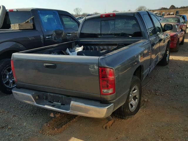 1D7HA18D53S276976 - 2003 DODGE RAM 1500 S GRAY photo 4