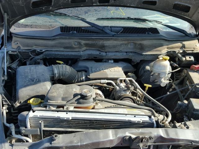 1D7HA18D53S276976 - 2003 DODGE RAM 1500 S GRAY photo 7