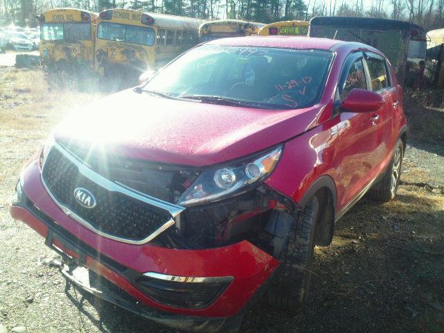 KNDPBCAC6E7623351 - 2014 KIA SPORTAGE L RED photo 2