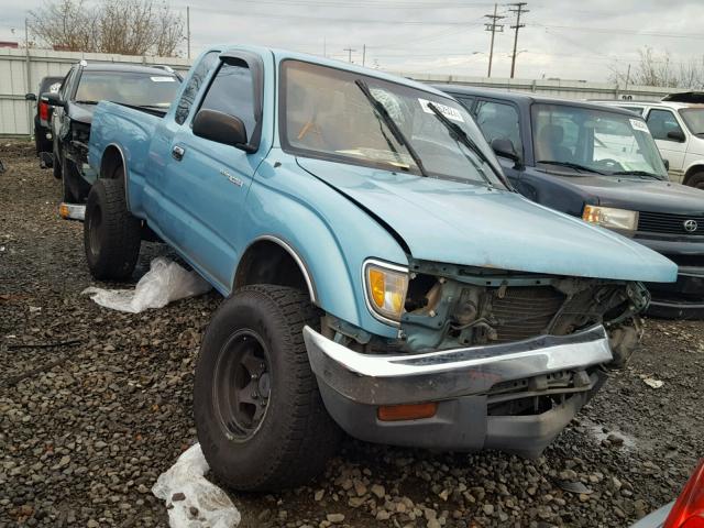 4TAWN72N4TZ159533 - 1996 TOYOTA TACOMA XTR BLUE photo 1