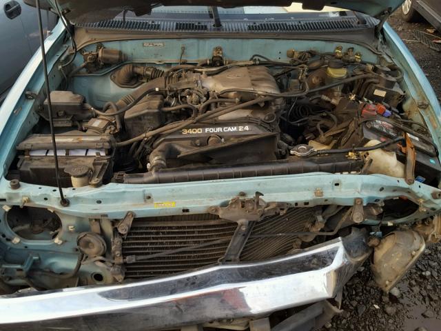 4TAWN72N4TZ159533 - 1996 TOYOTA TACOMA XTR BLUE photo 7