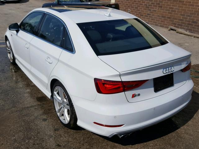 WAUF1GFFXG1034007 - 2016 AUDI S3 PRESTIG WHITE photo 3