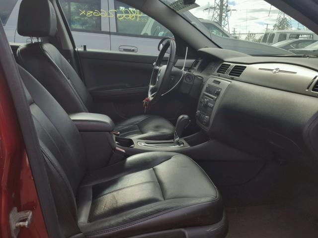 2G1WD58C189289412 - 2008 CHEVROLET IMPALA SUP 栗色 照片 5