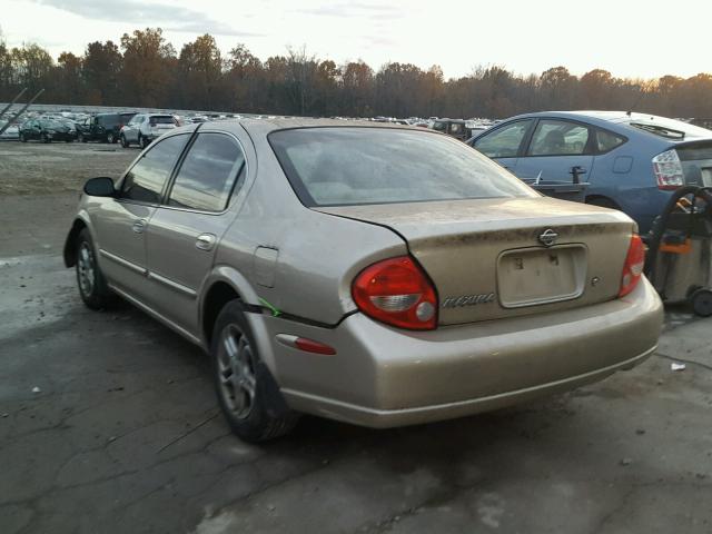 JN1CA31D01T613185 - 2001 NISSAN MAXIMA GXE BEIGE photo 3