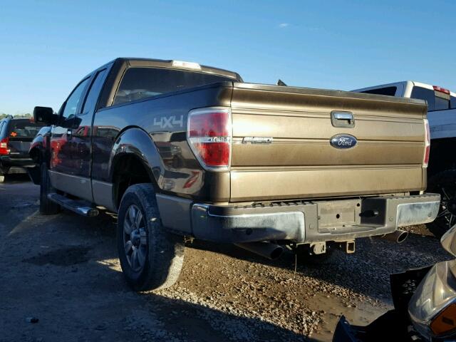 1FTRX14849KB43608 - 2009 FORD F150 SUPER GRAY photo 3