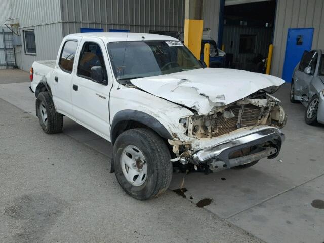 5TEGN92N44Z449796 - 2004 TOYOTA TACOMA DOU WHITE photo 1