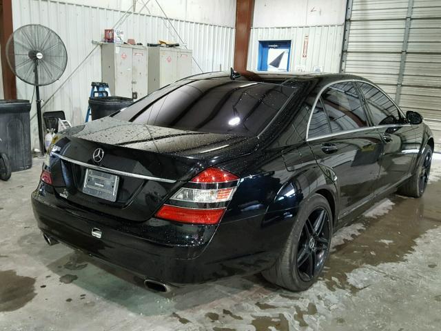 WDDNG76X67A098959 - 2007 MERCEDES-BENZ S 600 BLACK photo 4