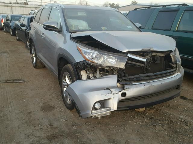 5TDDKRFH3FS218842 - 2015 TOYOTA HIGHLANDER SILVER photo 1