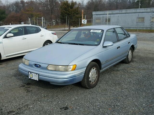 1FALP52U6PA283620 - 1993 FORD TAURUS GL BLUE photo 2