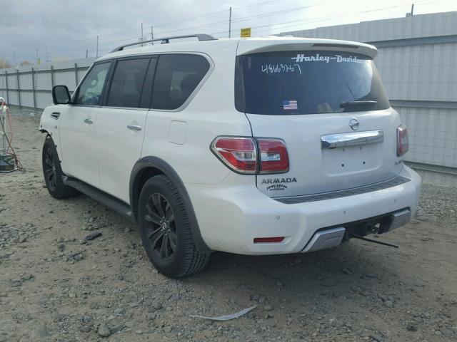 JN8AY2NC7H9508280 - 2017 NISSAN ARMADA SV WHITE photo 3