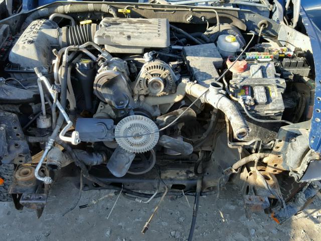 1D4HS48N33F588274 - 2003 DODGE DURANGO SL BLUE photo 7