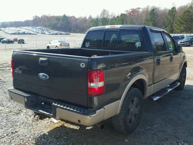 1FTPW12V87KA95806 - 2007 FORD F150 SUPER BLACK photo 4