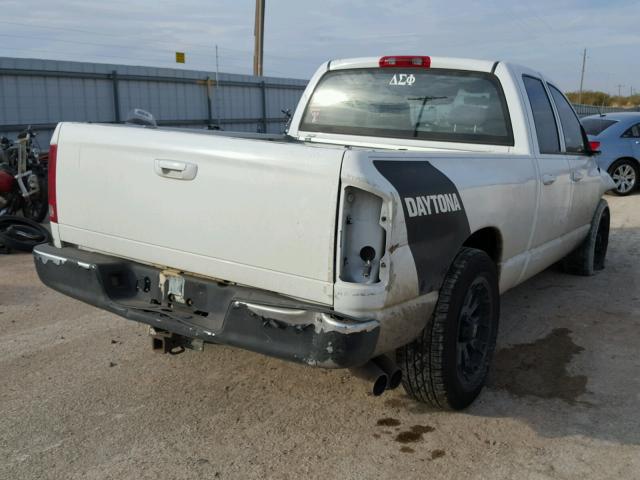 1D7HA18D64S617061 - 2004 DODGE RAM 1500 S WHITE photo 4