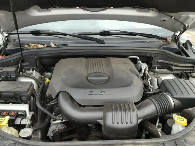 1D4RE2GG1BC639810 - 2011 DODGE DURANGO EX SILVER photo 7