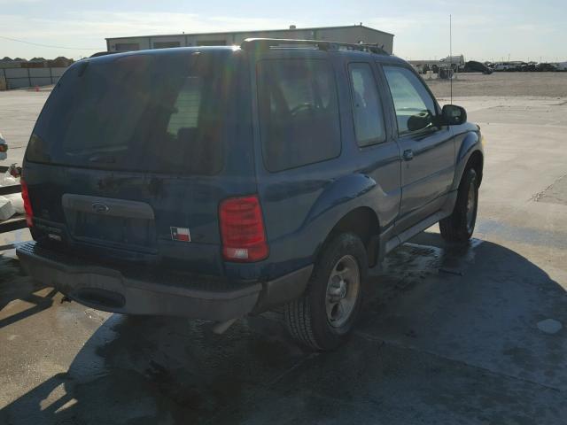 1FMYU60E71UC62397 - 2001 FORD EXPLORER S BLUE photo 4