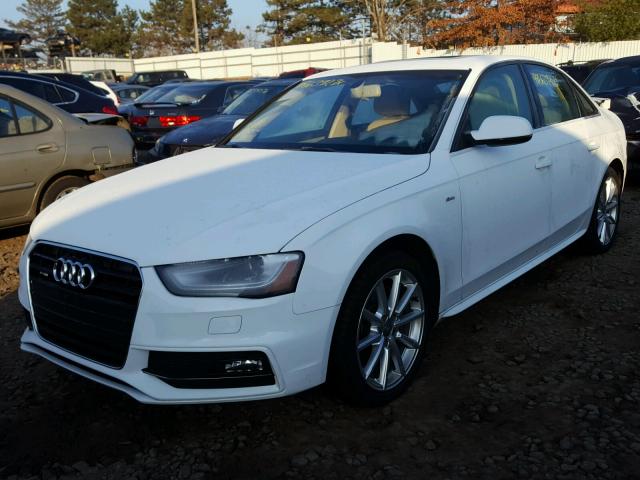 WAUFFAFL4EN045207 - 2014 AUDI A4 PREMIUM WHITE photo 2