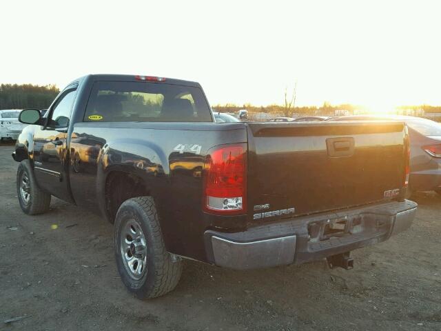 1GTEK14099Z297603 - 2009 GMC SIERRA K15 BLACK photo 3