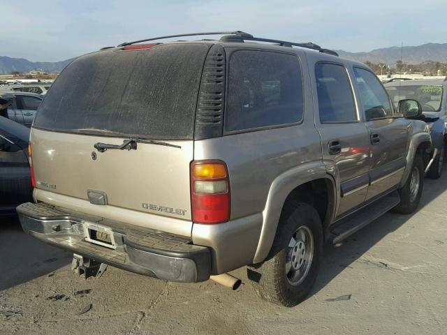 1GNEC13T92R195000 - 2002 CHEVROLET TAHOE C150 TAN photo 4