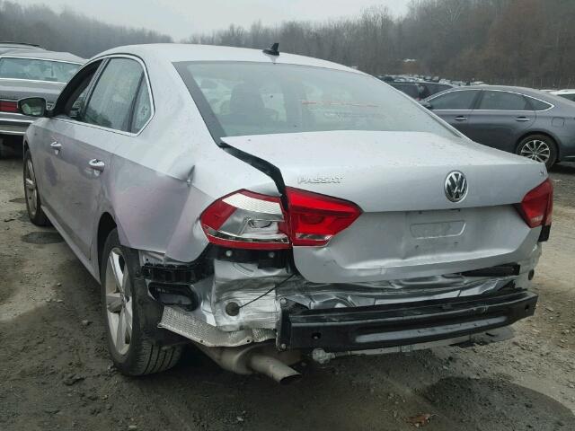 1VWAT7A34FC103570 - 2015 VOLKSWAGEN PASSAT S Արծաթագույն լուսանկար 3