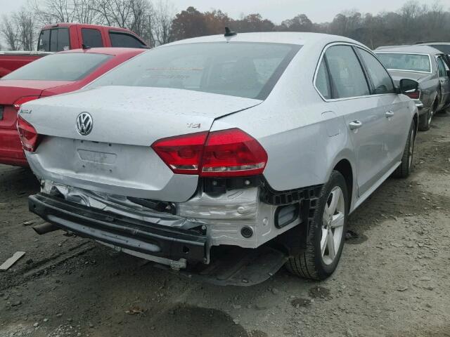 1VWAT7A34FC103570 - 2015 VOLKSWAGEN PASSAT S Արծաթագույն լուսանկար 4