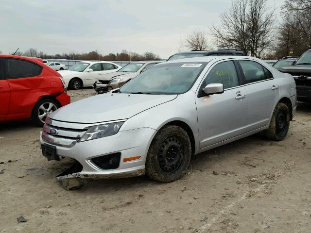 3FAHP0JA2AR318814 - 2010 FORD FUSION SEL SILVER photo 2