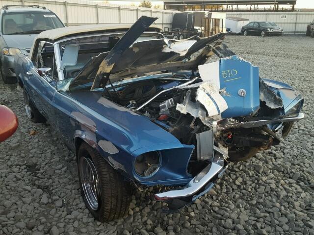 7R03S224414 - 1967 FORD MUSTANG BLUE photo 1