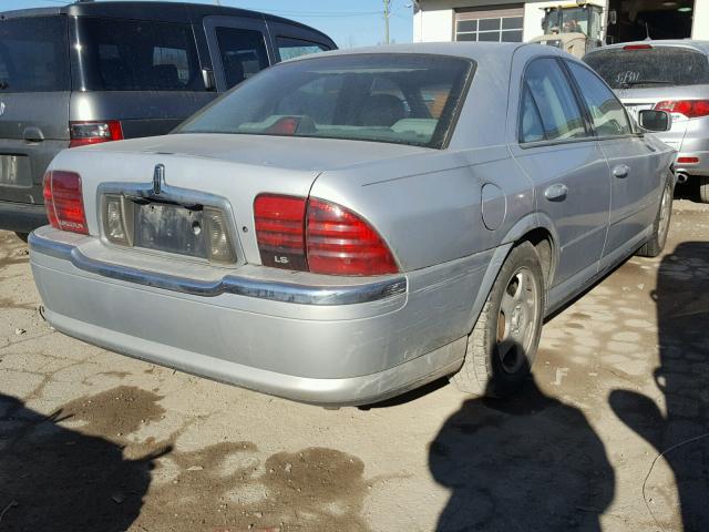 1LNHM86S81Y634489 - 2001 LINCOLN LS SILVER photo 4