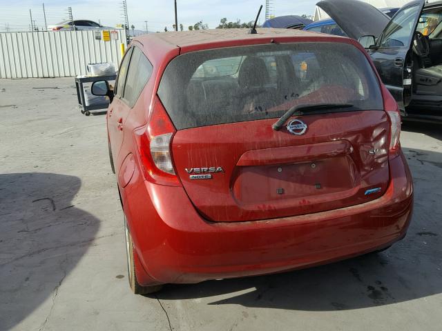 3N1CE2CP5EL423558 - 2014 NISSAN VERSA NOTE RED photo 3